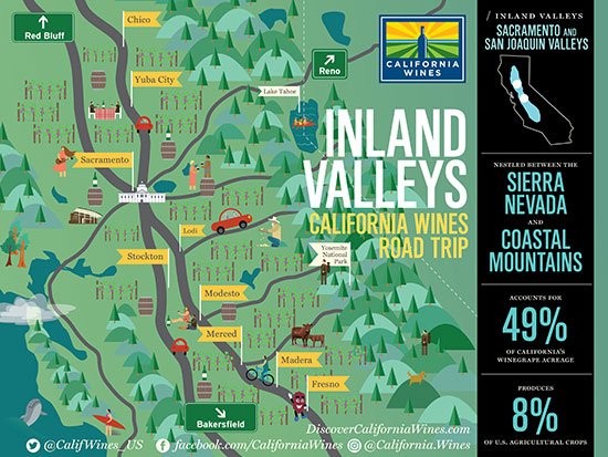 Inland Valleys California Wines Road Trip