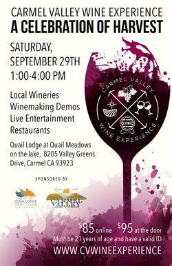 Carmel Valley Wine Experience – Celebration of Harvest