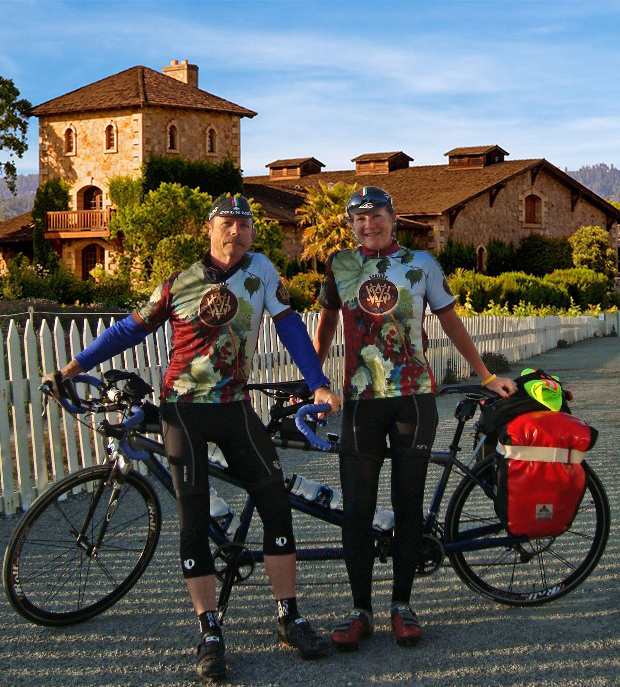 2 for 1 Tastings for Cyclists Visiting V. Sattui Winery