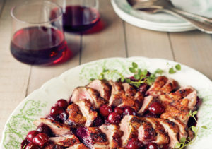 Duck with Cherry Sauce