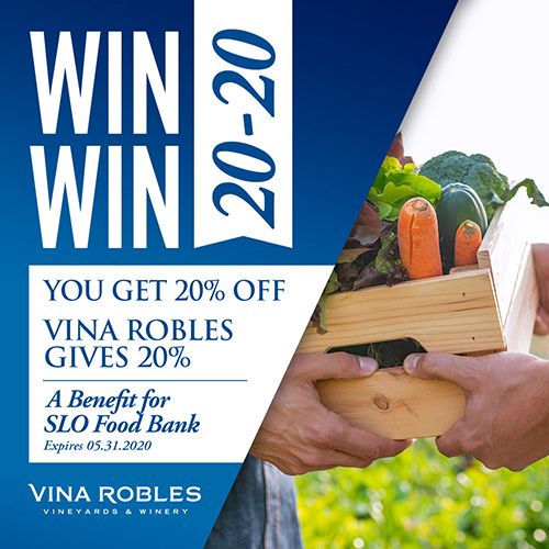 Vina Robles  WIN-WIN | 20-20  Sitewide Sale