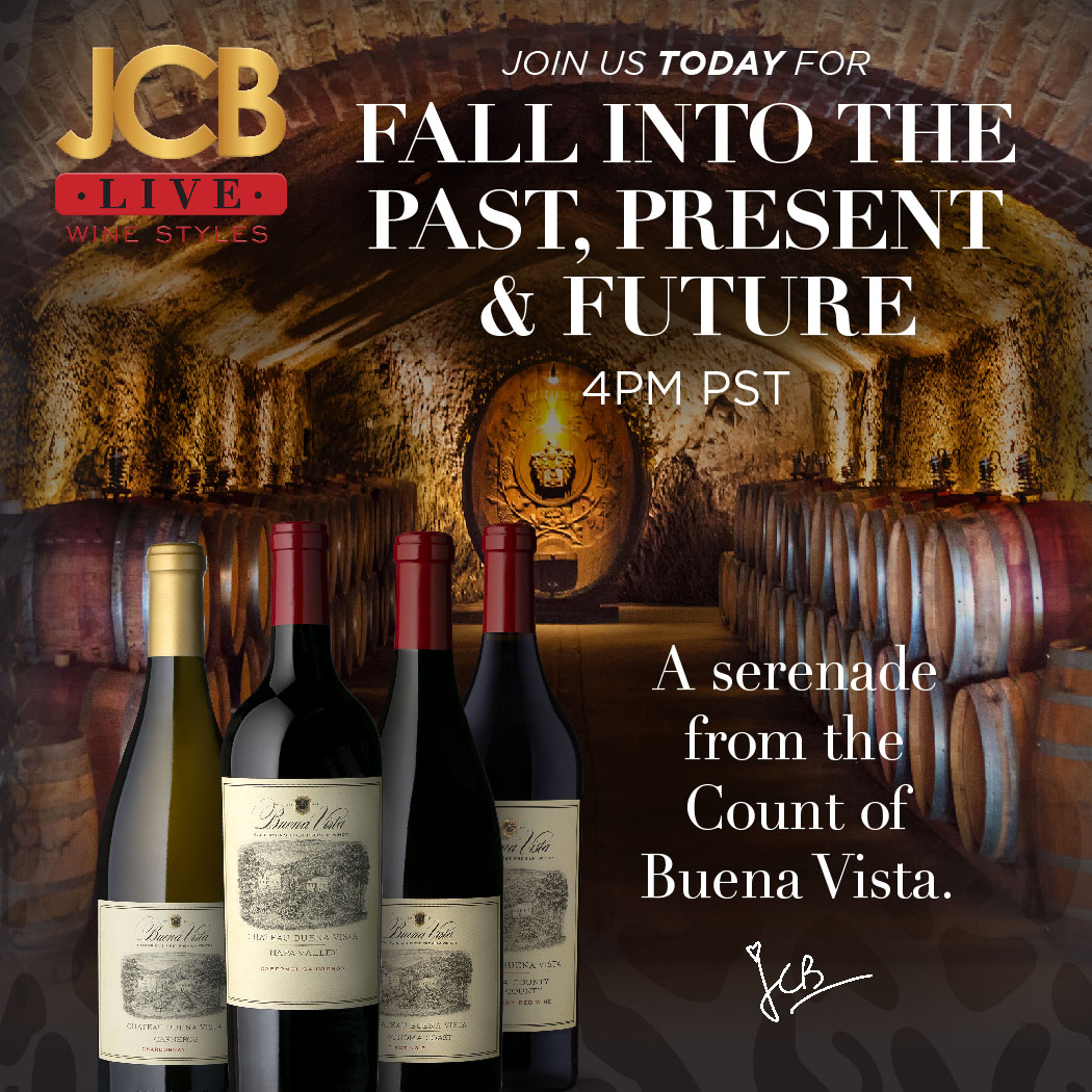 JCB LIVE Wine Styles: Fall into the Past, Present and Future.
