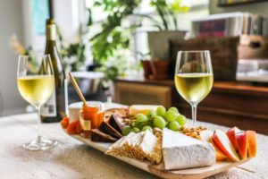 cheese and wine