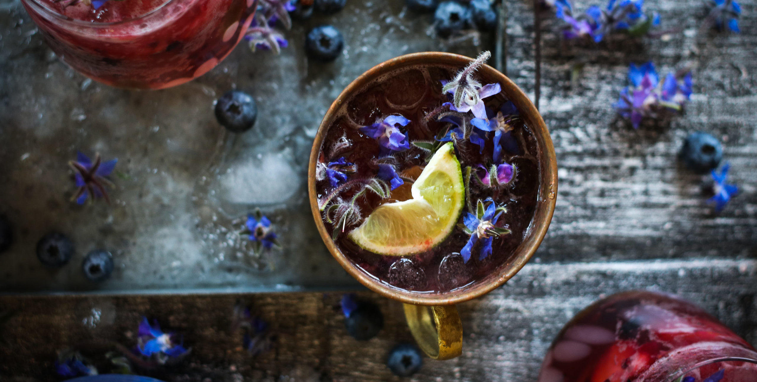 Wine Cocktail Berry Mule