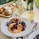 mother's day ricotta blueberry pancake for mother's day