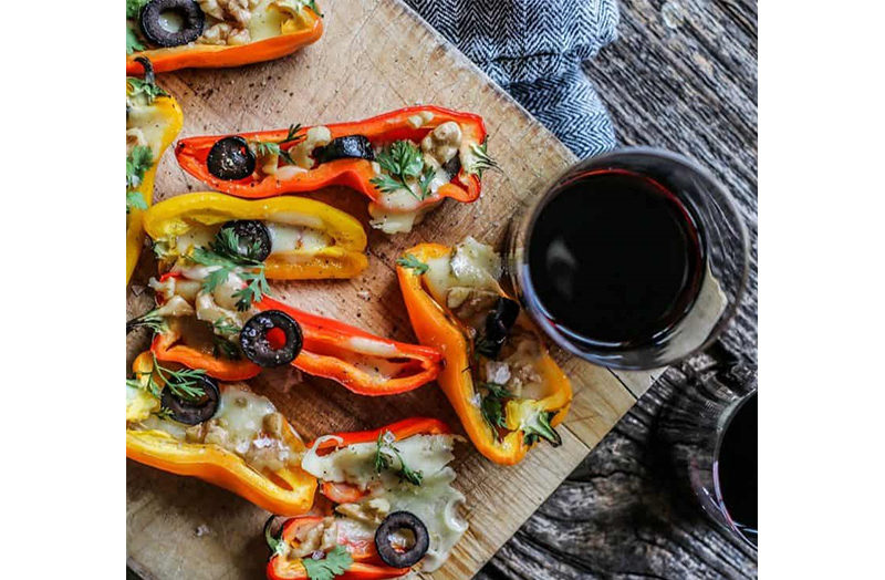 zinfandel wine pairings peppers