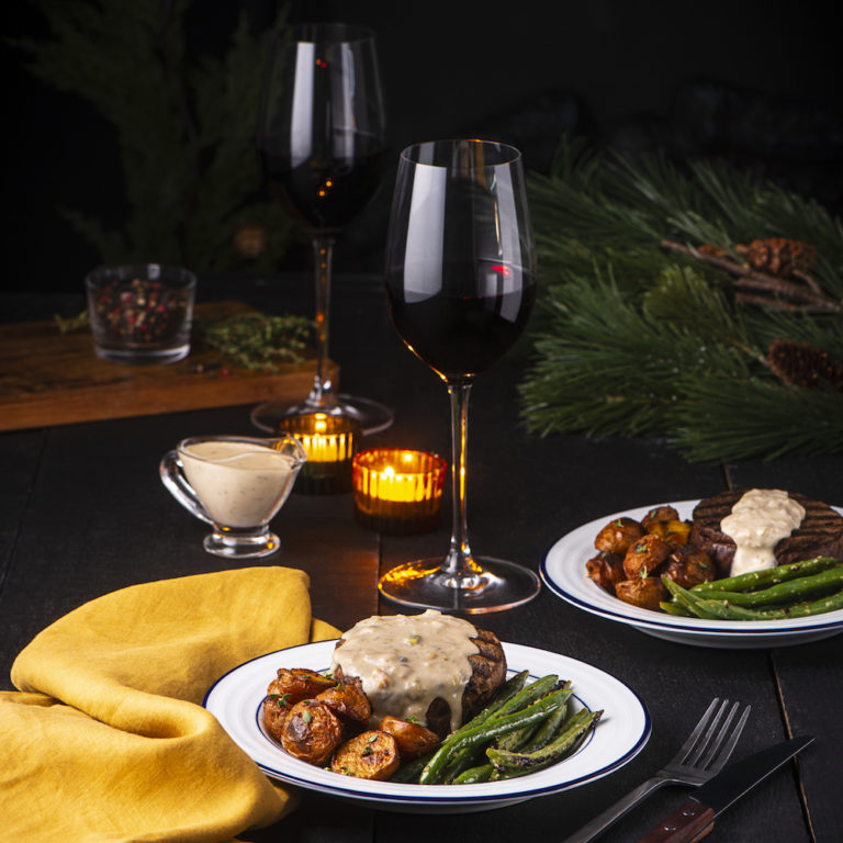 Steak au Poivre Discover California Wines