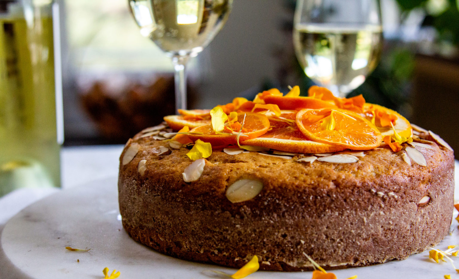 Toasted Almond Cake for Lovers and Others Discover California Wines