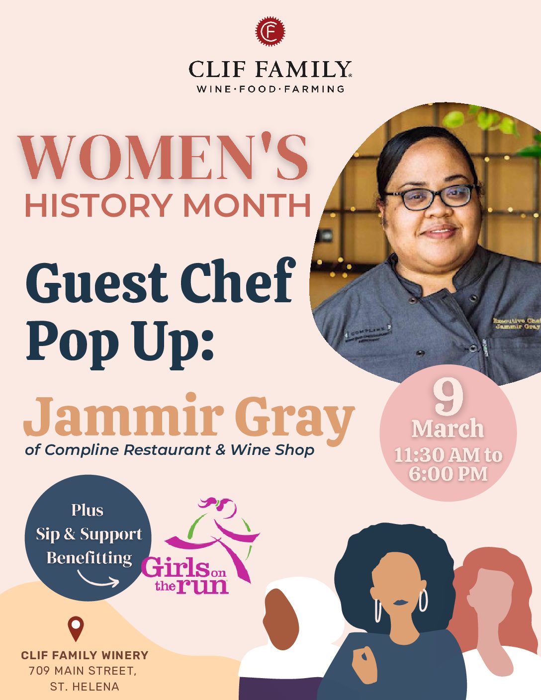Women’s History Month Guest Chef Pop Up, Jammir Gray of Compline Restaurant & Wine Shop