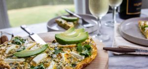 goat cheese frittata