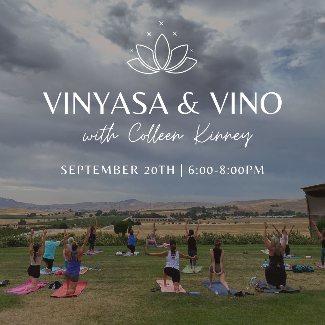 Vinyasa and Vino on the Front Lawn with Colleen Kinney