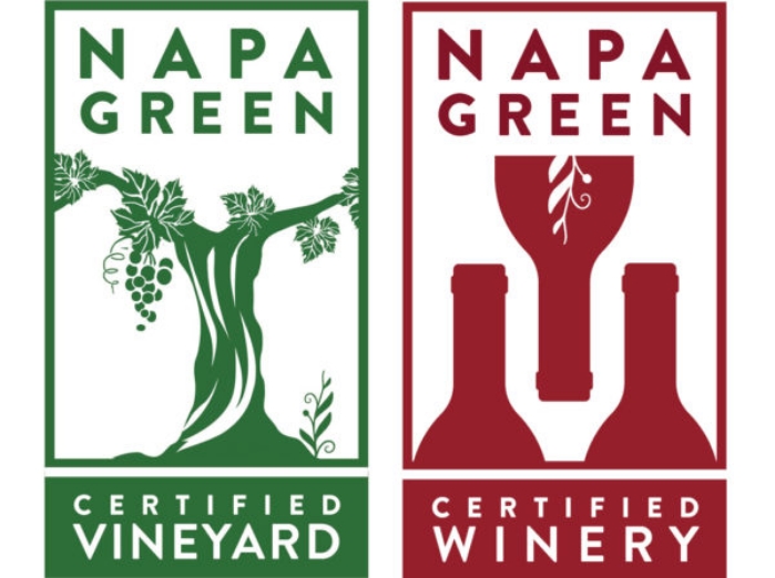 Napa Green Certified Vineyard Logo and Napa Green Certified Winery Logo