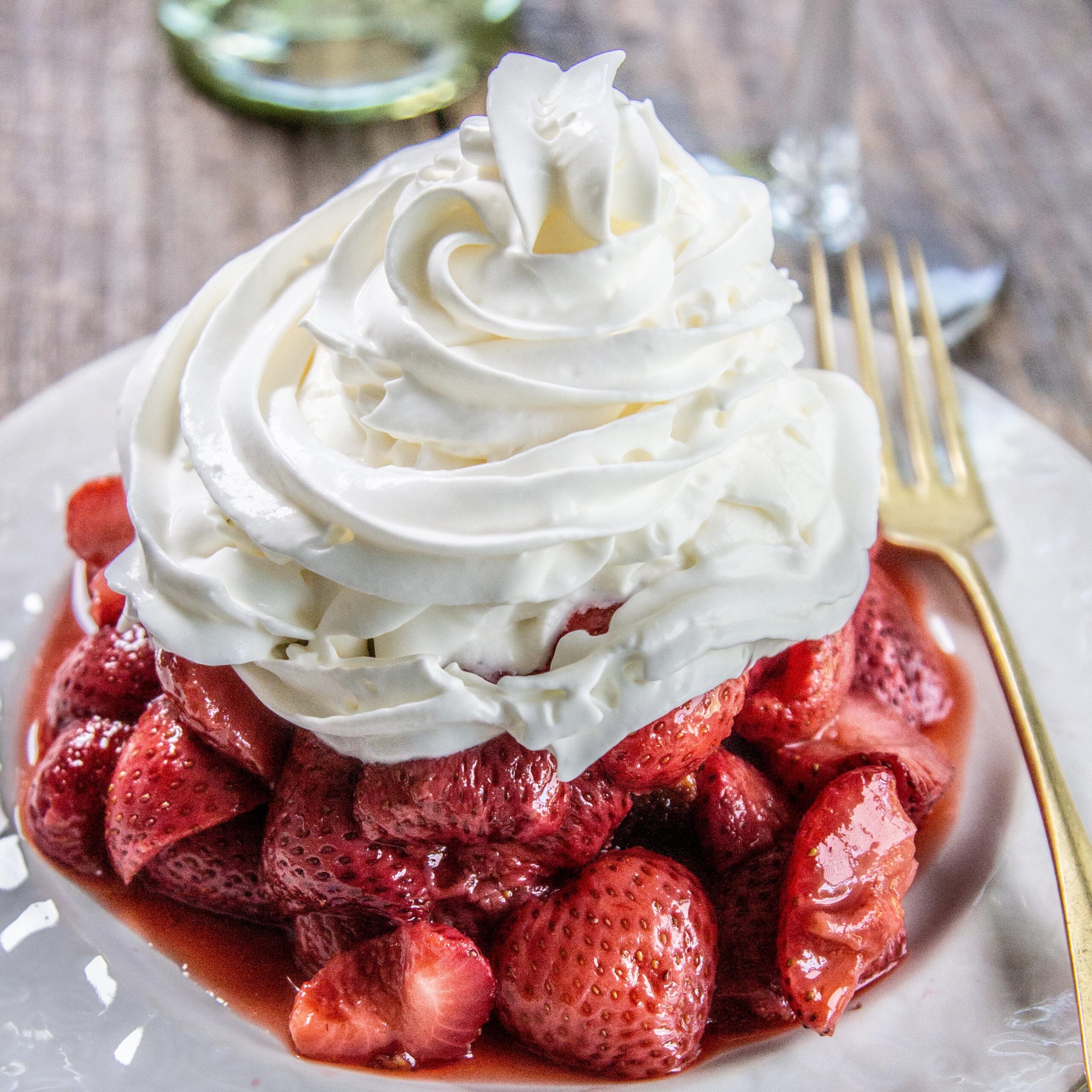 strawberry valentine dessert