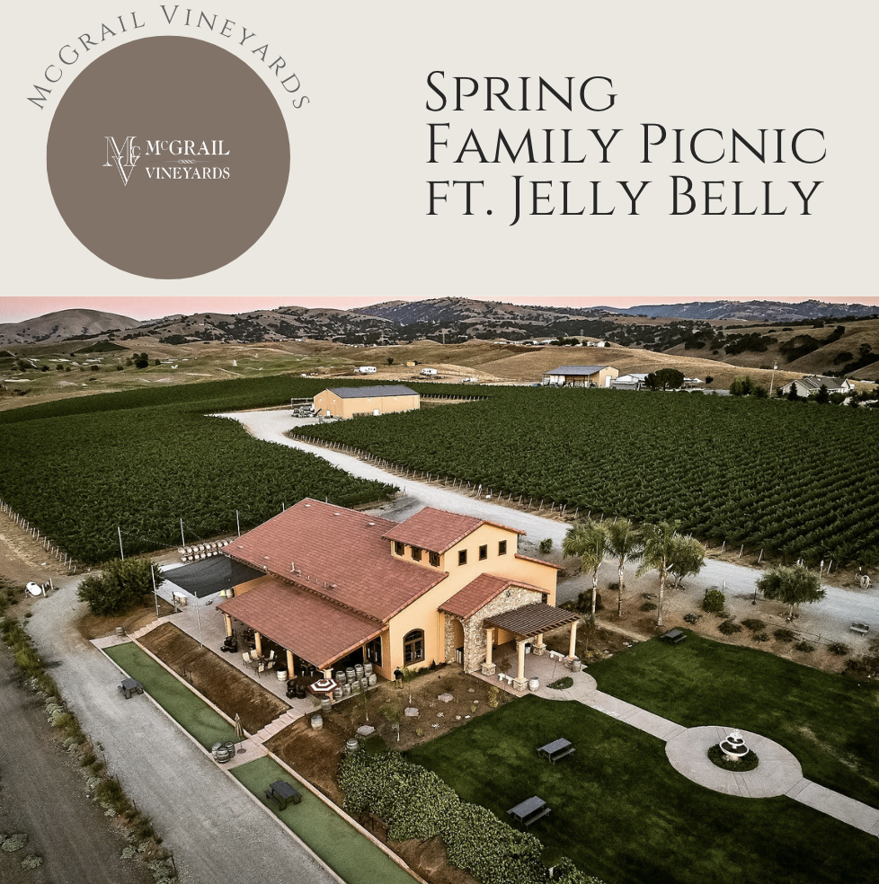 Spring Family Picnic featuring Jelly Belly at McGrail Vineyards