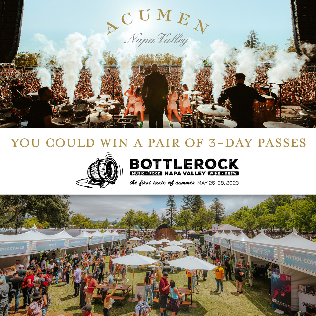 Napa Valleys Acclaimed Acumen Winery To Unveil Red Diamond Lounge And Gallery At Bottlerock 2023