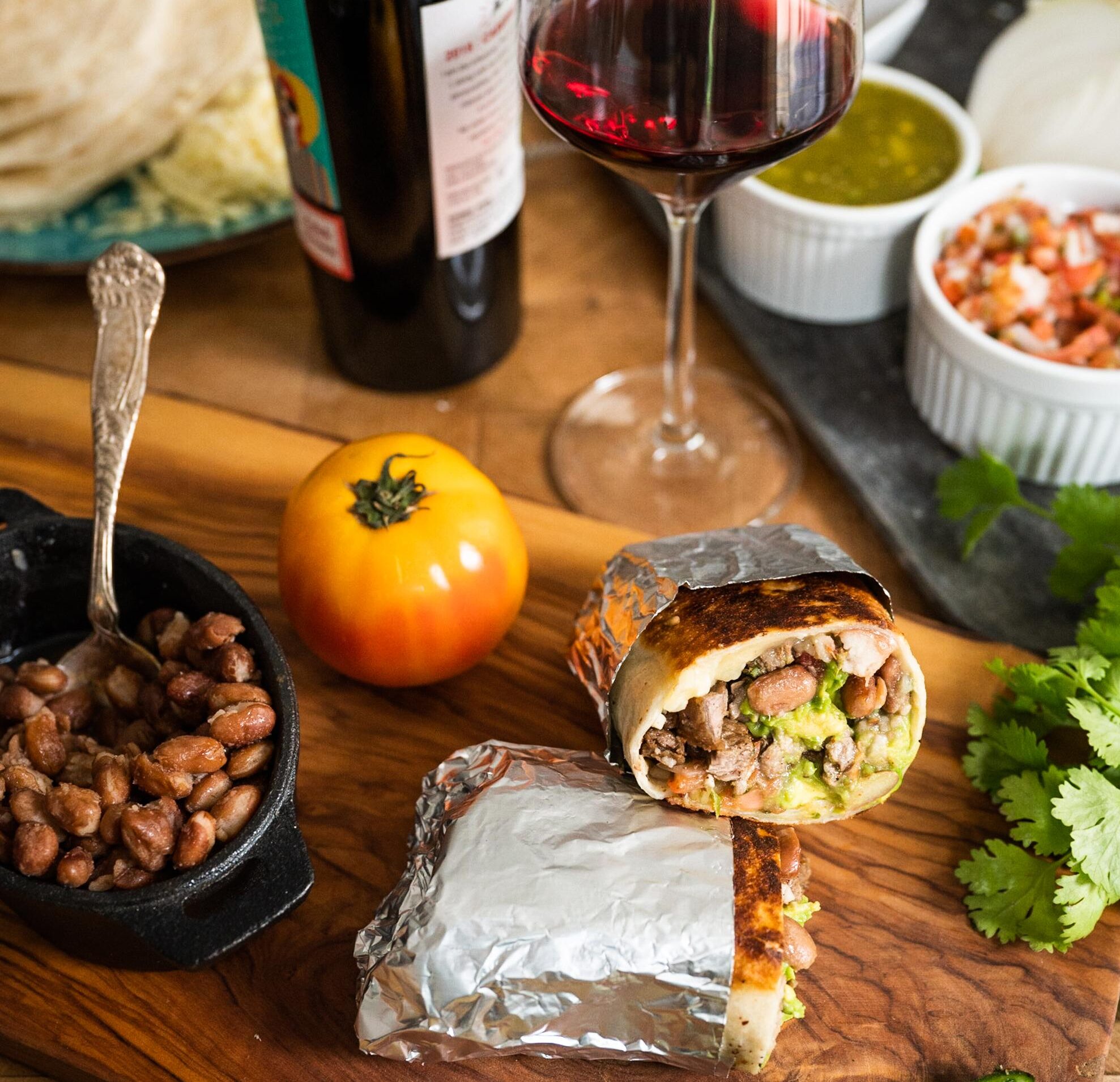 Mission-Style California Burritos