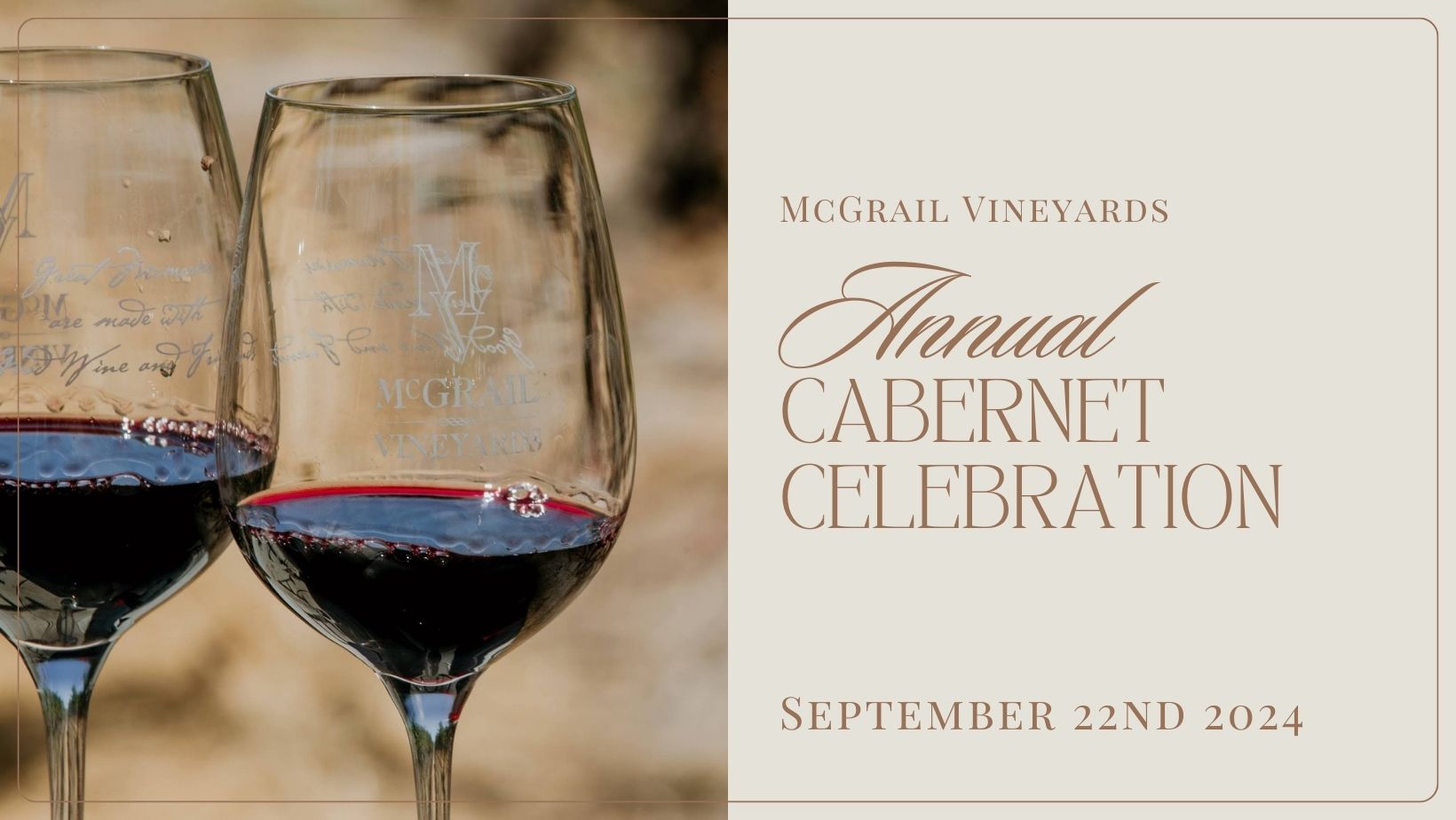 Cabernet Celebration at McGrail Vineyards