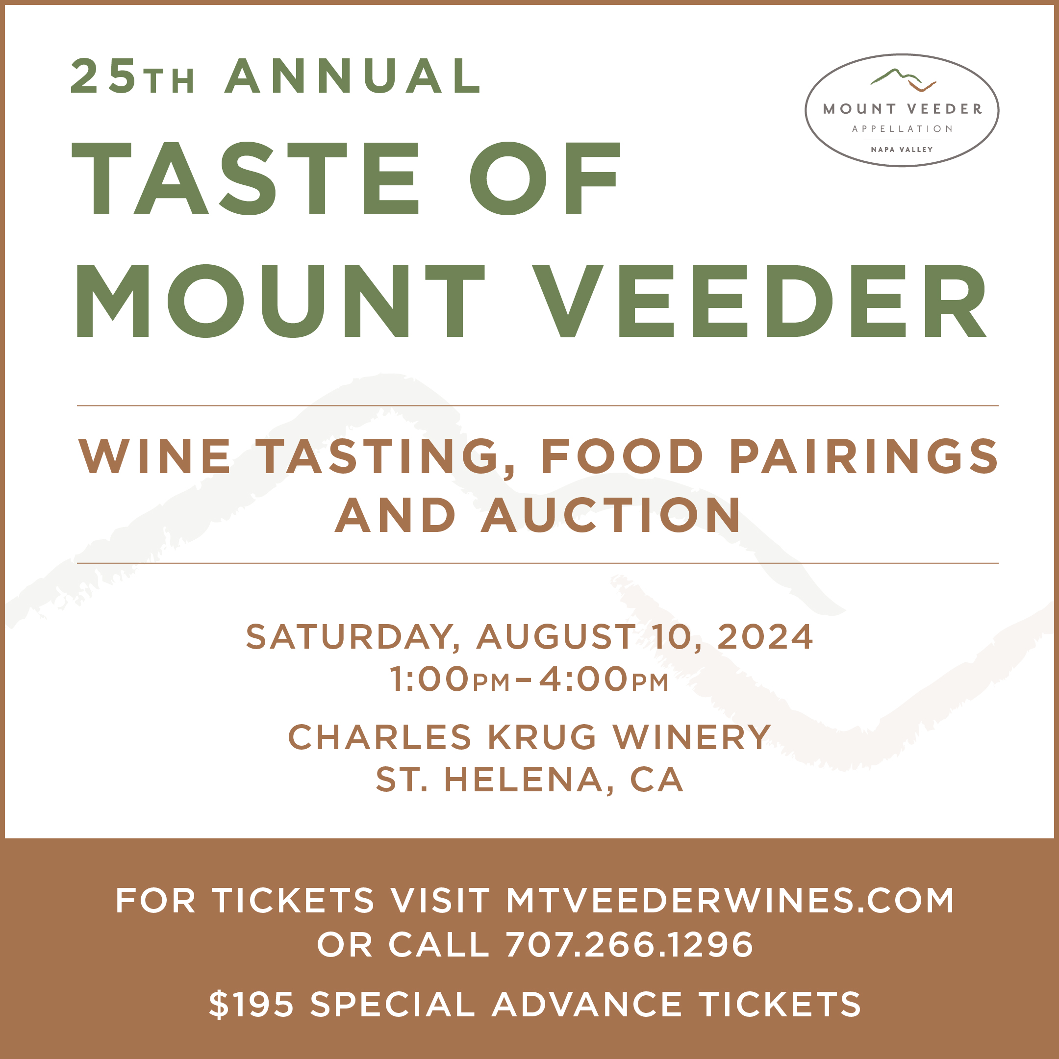 Taste of Mount Veeder