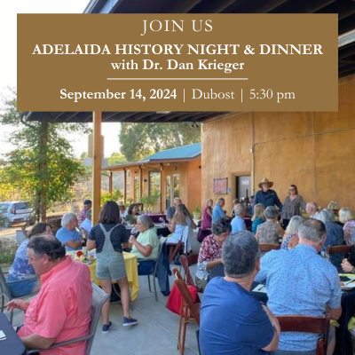 Adelaida History Night & Dinner