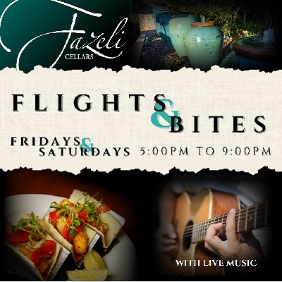 Flights & Bites at Fazeli Cellars