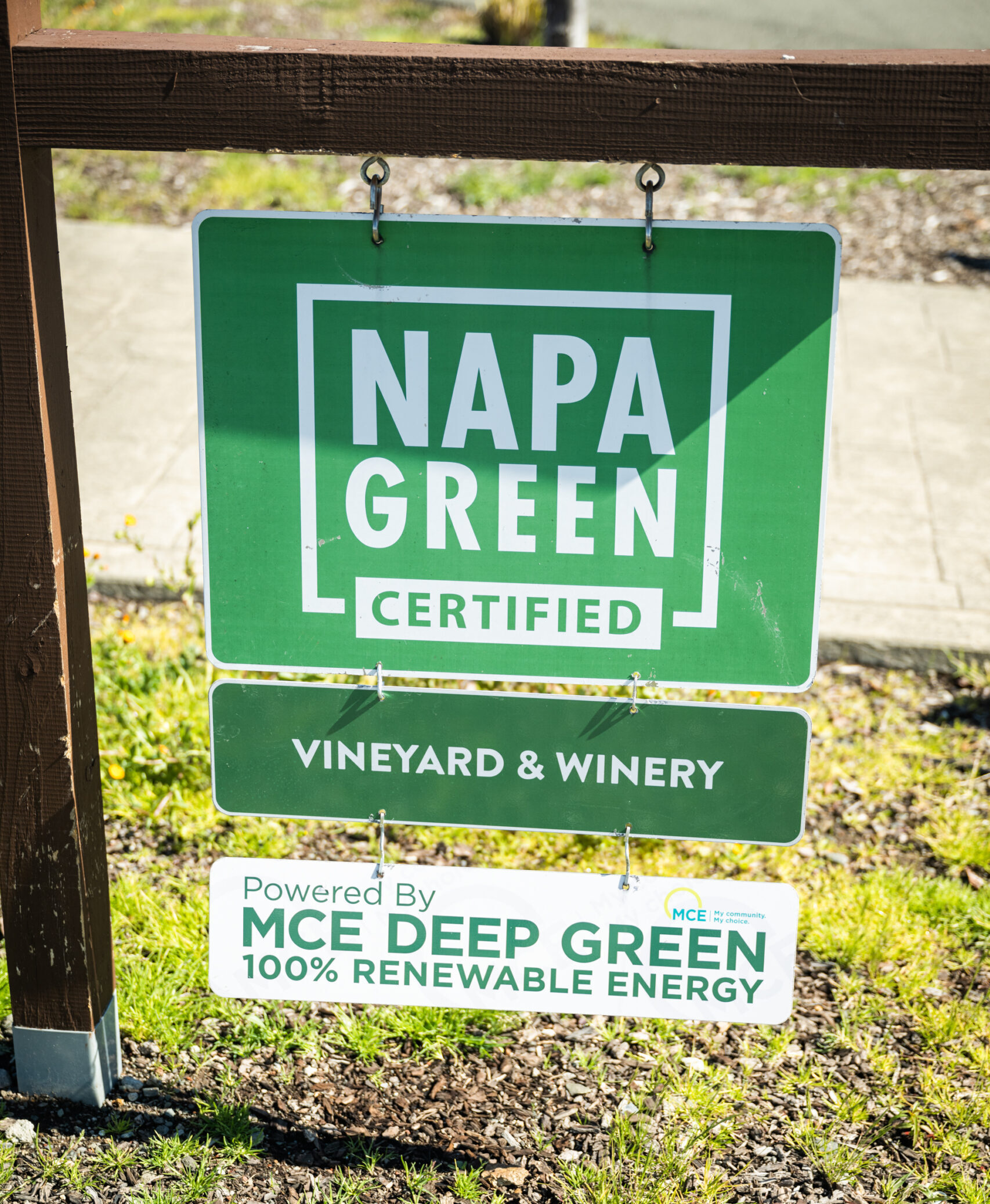 napa green sign