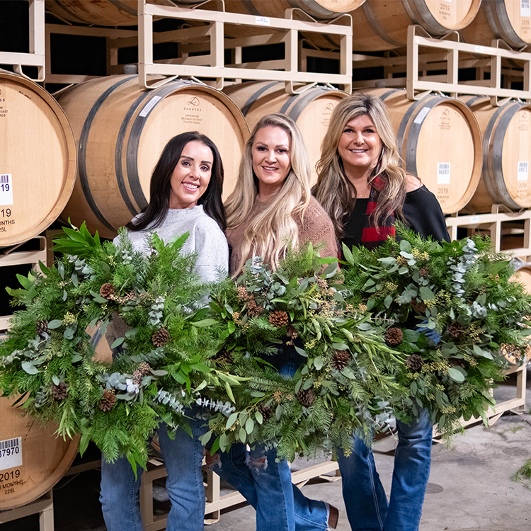 Rombauer Vineyards – Wine Wednesday: Wreath Making