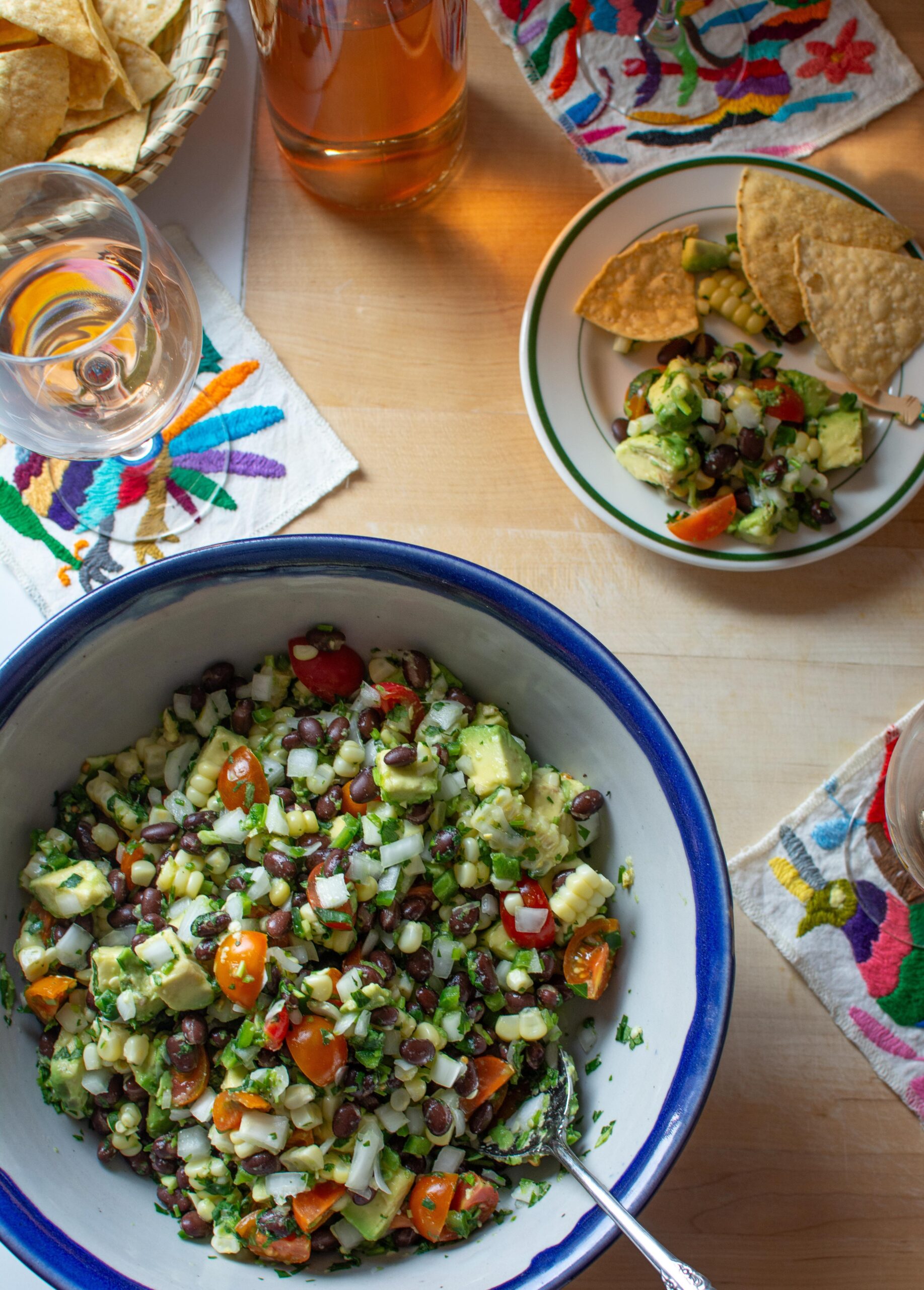 Black Bean Avocado Corn Salsa