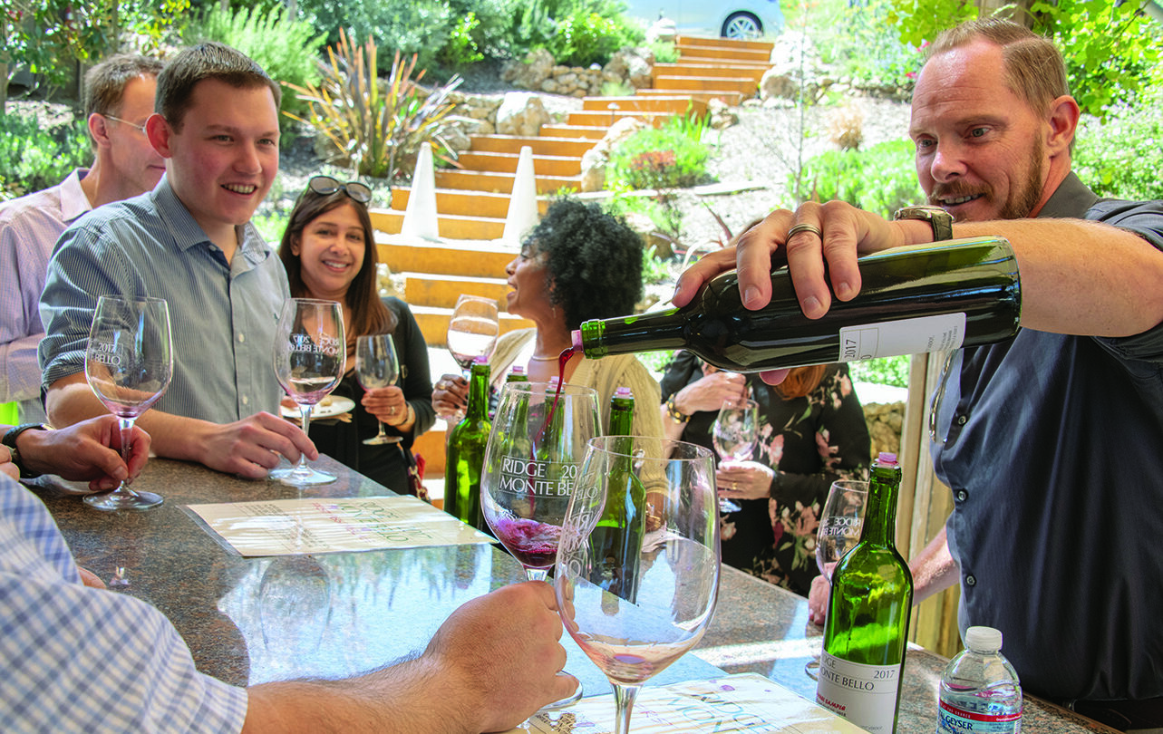 wine tasting santa cruz mountains