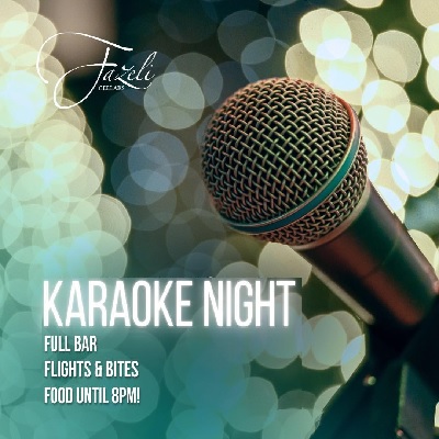 Karaoke Night at Fazeli Cellars