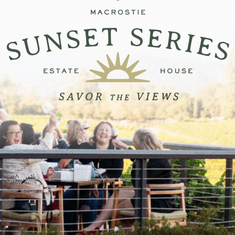 June Sunset Series at the MacRostie Estate House