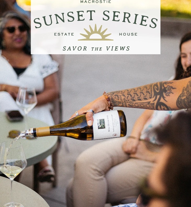August Sunset Series at the MacRostie Estate House