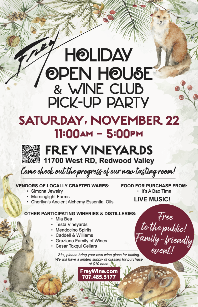 Holiday Open House & Wine Club Pick up Party