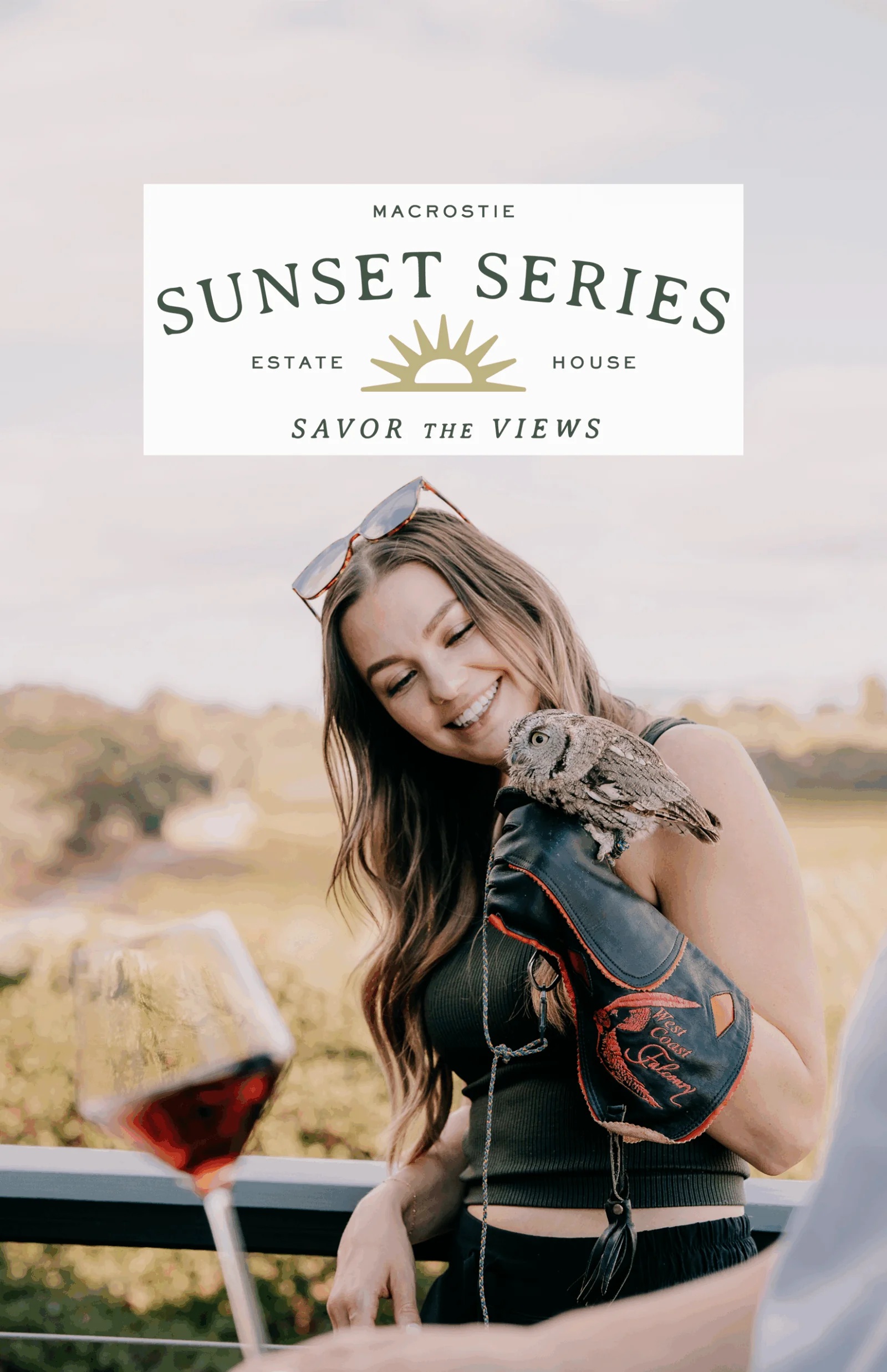 October Sunset Series at the MacRostie Estate House