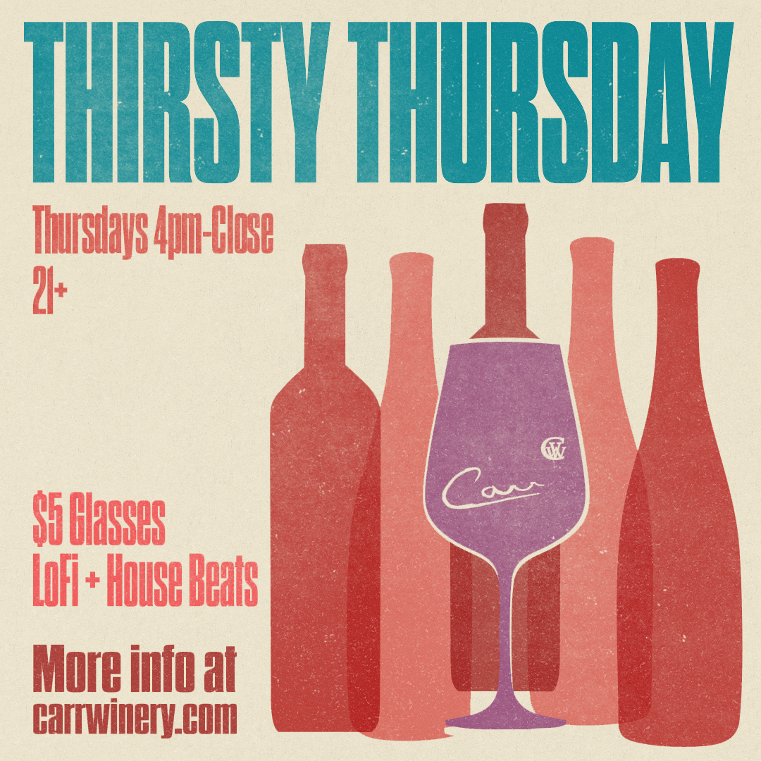 Thirsty Thursday ~ $5 Glasses on Tap