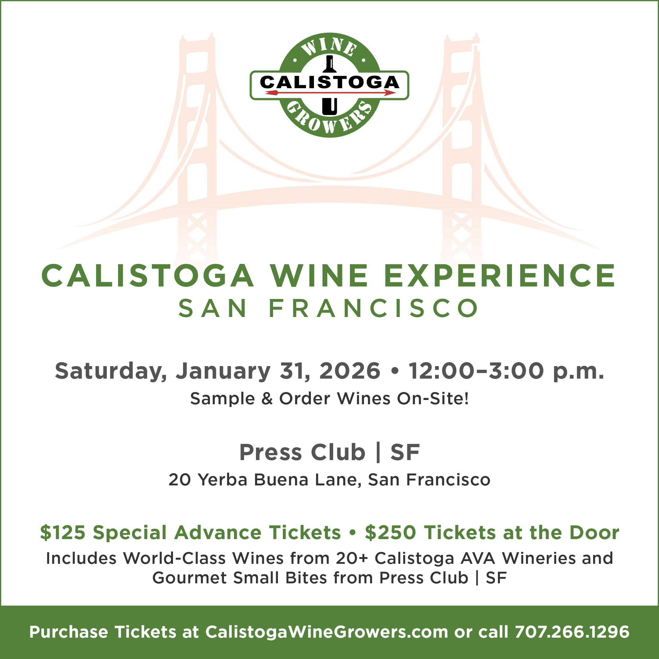 Calistoga Wine Experience | SF
