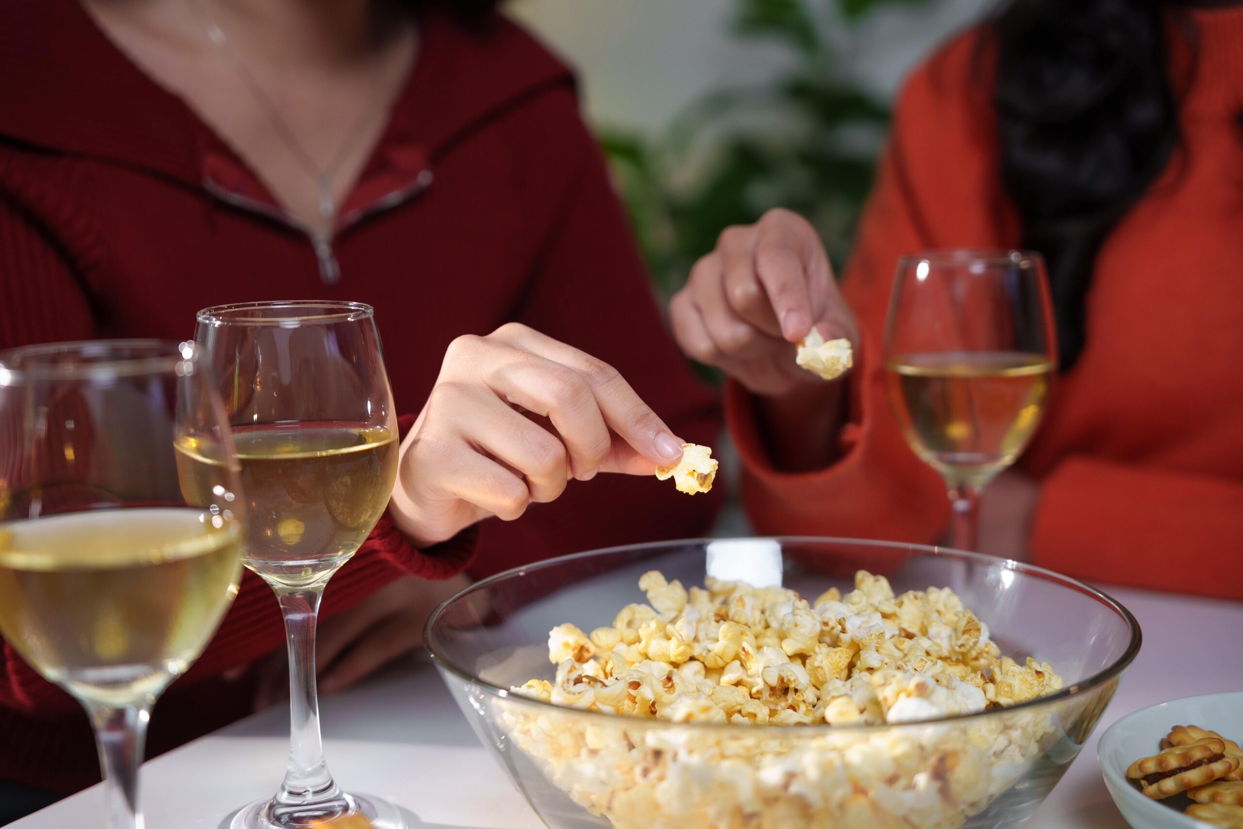 holidays with wine and movies