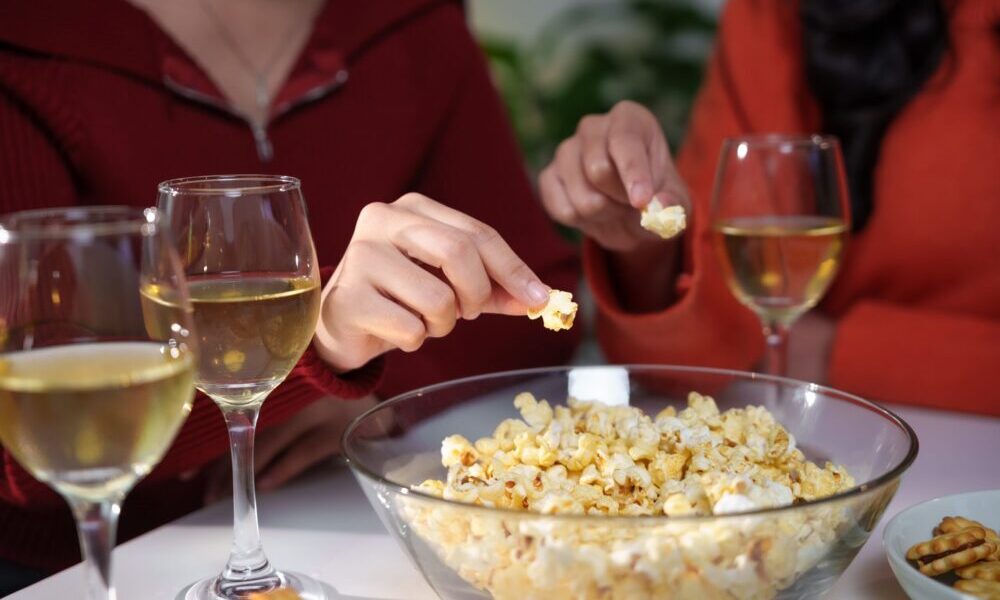 holiday wine and movie pairing
