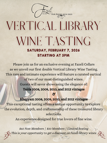 Double Vertical Library Tasting
