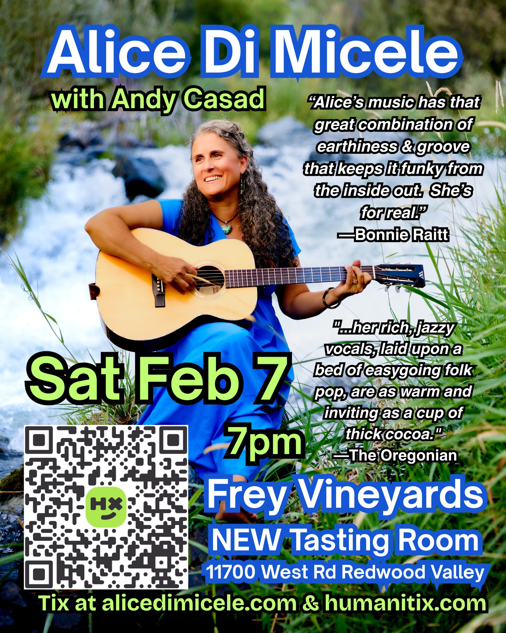 Alice Di Micele Concert At Frey Vineyards