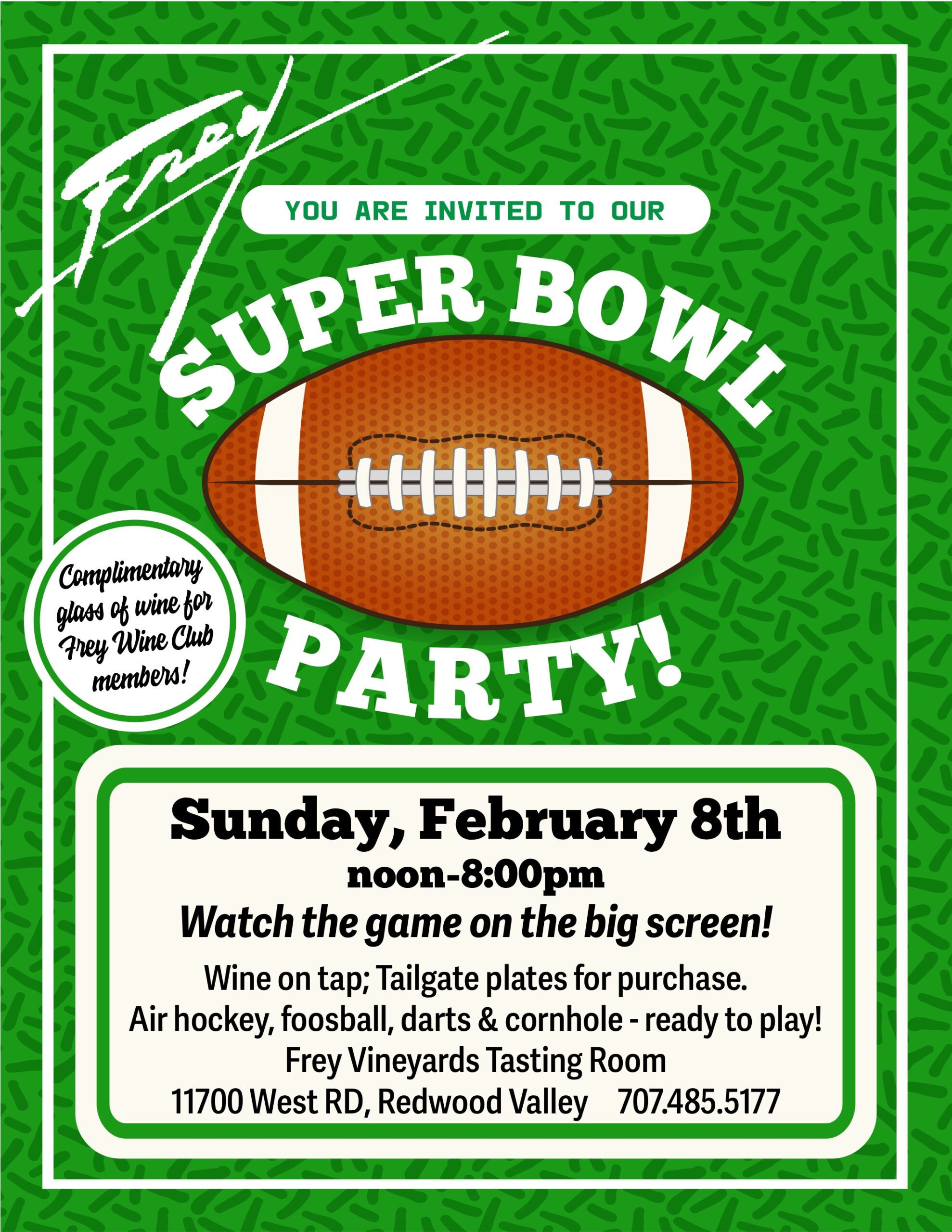Frey Super Bowl Party