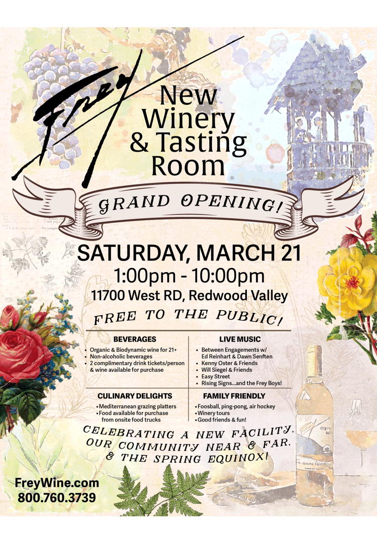 Frey Vineyards Grand Opening