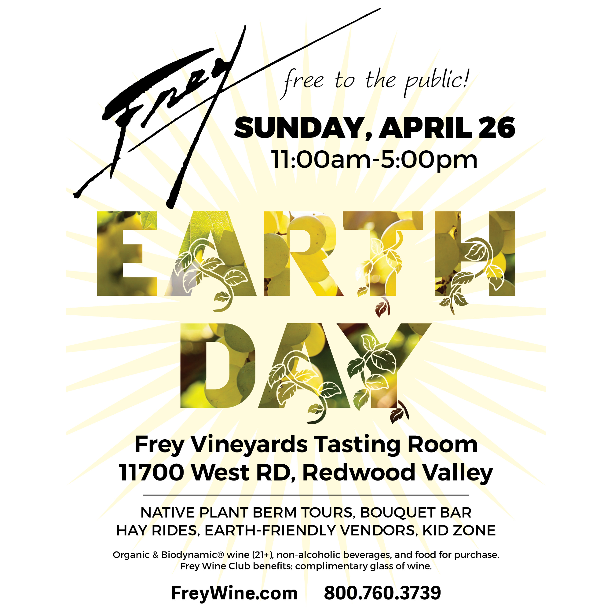 Earth Day at Frey Vineyards