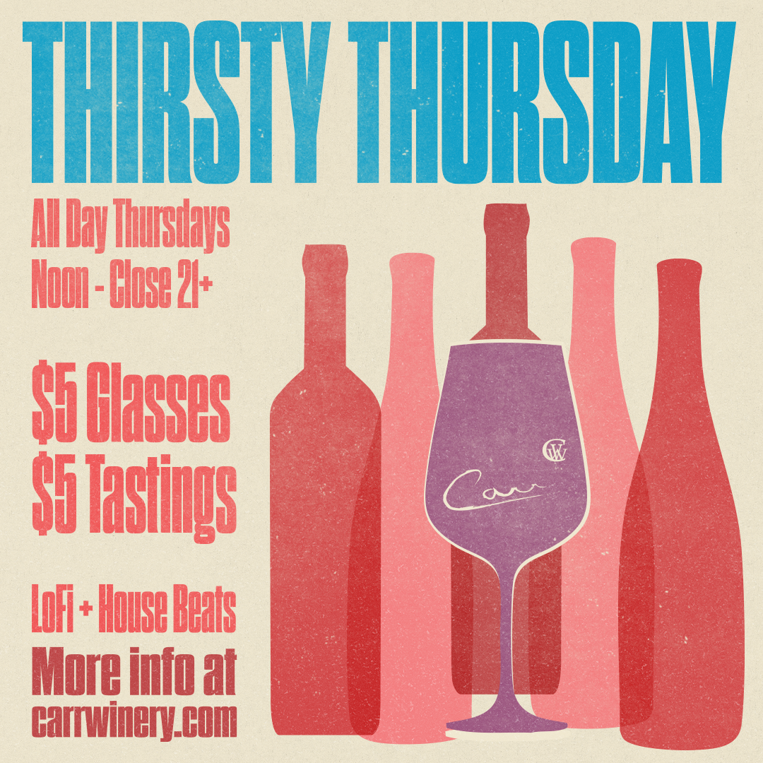 Thirsty Thursday ~ $5 Wine Tasting & Glasses