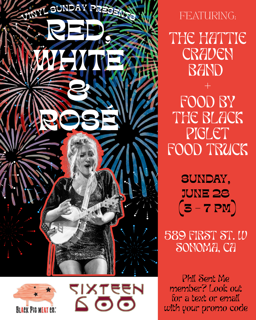 Vinyl Sunday Presents: Red, White & Rosé Day