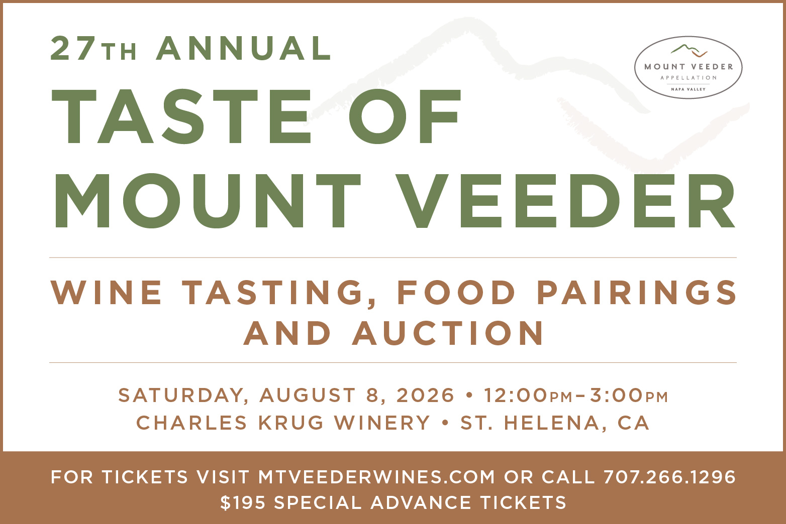 Taste of Mount Veeder 2026