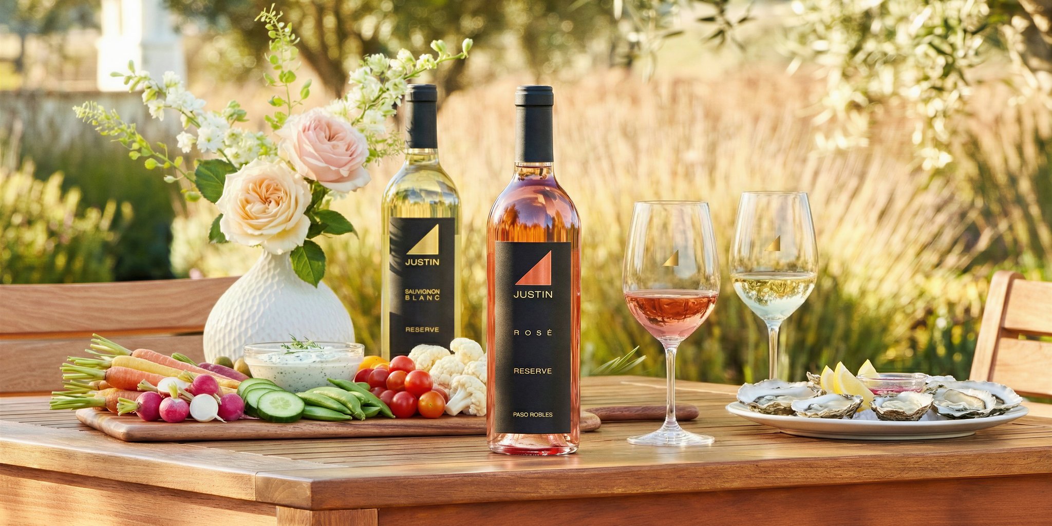 Rosé and Crudités
