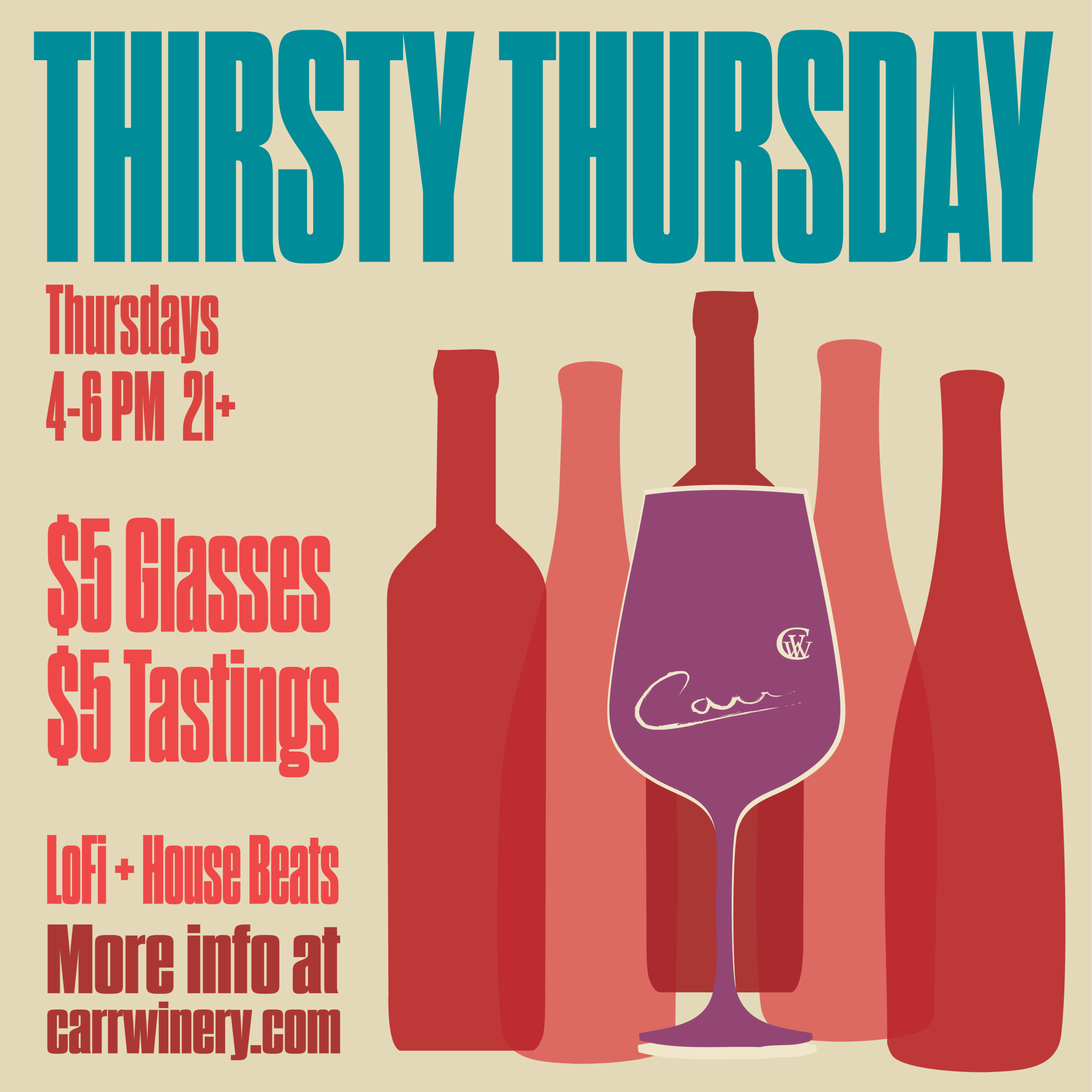 Thirsty Thursdays at Carr Winery