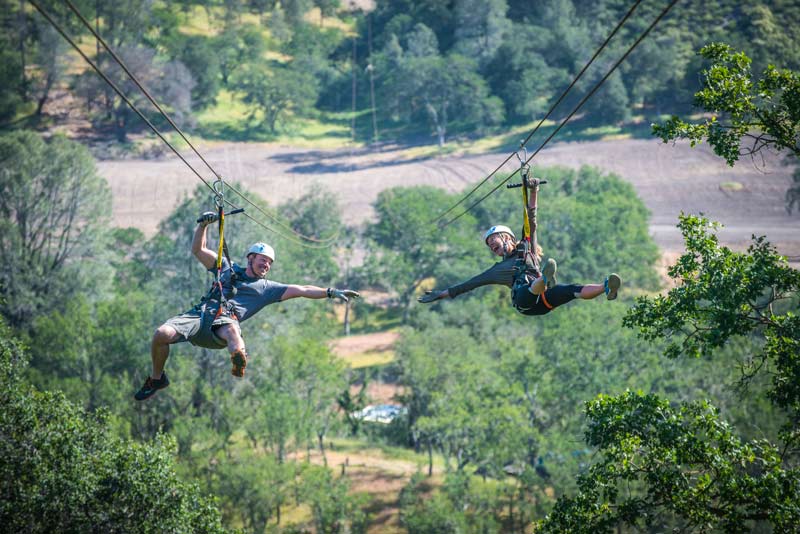 Ziplining at Santa Margarita Ranch (Ancient Peaks Winery)
